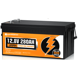 Eco-Worthy 12V 300Ah LiFePO4 Lithium Battery for $400