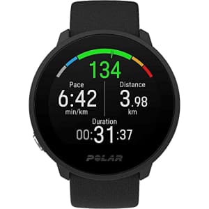 Polar Unite Water Resistant Health Tracker GPS Smartwatch with Fitness Monitoring Tools;, S-L, for for $141