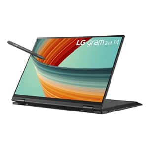 LG gram 14 2in1 Lightweight Laptop, Intel 13th Gen Core i5 Evo Platform, Windows 11 Home, 16GB RAM, for $900