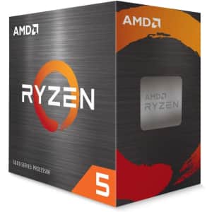 4th-Gen AMD Ryzen 5 5600X 6-Core 3.7GHz Desktop Processor for $167