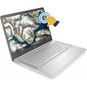 HP 14in Touchscreen Chromebook Intel N4000 4GB RAM 32GB eMMC Chrome OS White (Renewed) for $165 HP 14in Touchscreen Chromebook Intel N4000 4GB RAM 32GB eMMC Chrome OS White (Renewed) for $165