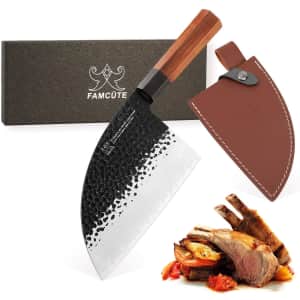 Famcute 6.5" Butcher Knife for $42