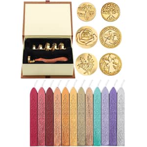 18-Piece Wax Seal Stamp Set for $12