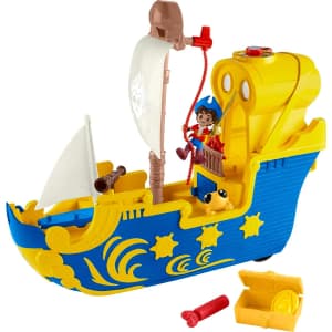 Fisher-Price Nickelodeon Santiago of the Seas Lights & Sounds El Bravo Pirate Ship for $34