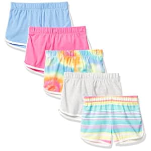 The Children's Place Girls Dolphin Shorts 5-Pack, in The Pink, XS (4) for $21 The Children's Place Girls Dolphin Shorts 5-Pack, in The Pink, XS (4) for $21