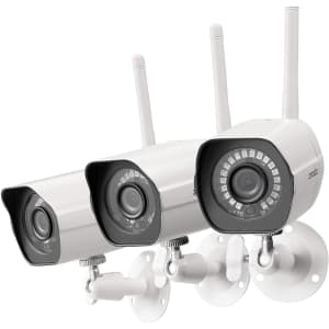 Zmodo 720p Wireless Security Camera 3-Pack for $67 Zmodo 720p Wireless Security Camera 3-Pack for $67