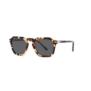 Persol PO3292S Square Sunglasses, Tobacco Virginia/Dark Grey, 50 mm for $335