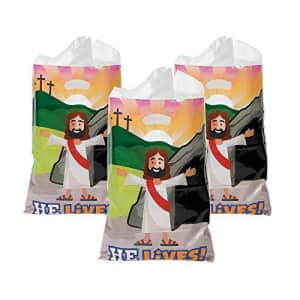 Fun Express HE LIVES PLASTIC BAG - Party Supplies - 50 Pieces for $16 Fun Express HE LIVES PLASTIC BAG - Party Supplies - 50 Pieces for $16