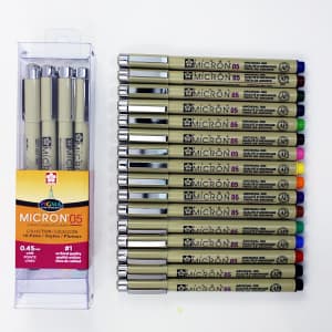 Sakura 16-Piece Pigma Micron 05 Assorted Colors Cube Collection Pen Set for $15 Sakura 16-Piece Pigma Micron 05 Assorted Colors Cube Collection Pen Set for $15