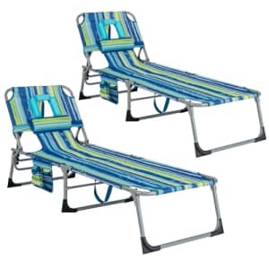 GYMAX Tanning Chair, Folding Beach Lounger with Face Arm Hole, Adjustable Backrest, Side Pocket & for $168 GYMAX Tanning Chair, Folding Beach Lounger with Face Arm Hole, Adjustable Backrest, Side Pocket & for $168