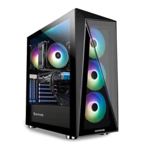 iBUYPOWER Pro Gaming PC Computer Desktop Slate 4 MR 198i (Intel i5-11400F 2.6GHz,NVIDIA GeForce GT for $799