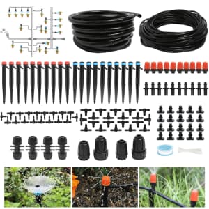 170-Foot Drip Irrigation System Kit for $13