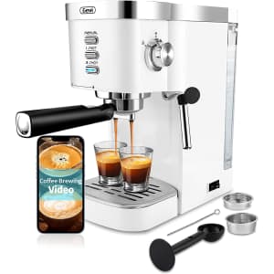 Gevi 20-Bar Espresso Machine for $80