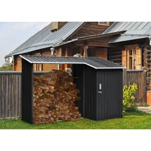 Hanover Shed with Firewood Storage for $331 Hanover Shed with Firewood Storage for $331
