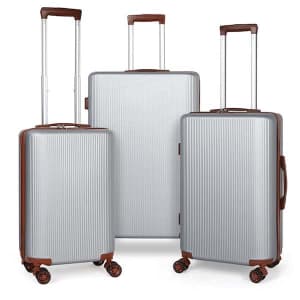 Hikolayae Myrtle Springs Nested Hardside 3-Piece Luggage Set for $90 Hikolayae Myrtle Springs Nested Hardside 3-Piece Luggage Set for $90