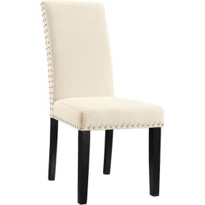 Modway Parcel Upholstered Fabric Parsons Dining Side Chair for $52