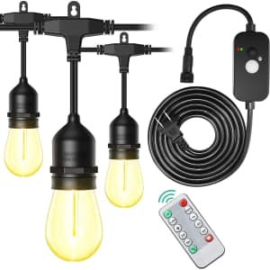 Litom 54-Foot Outdoor Patio LED String Lights for $30 Litom 54-Foot Outdoor Patio LED String Lights for $30