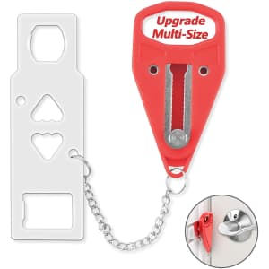 Portable Door Lock for $10