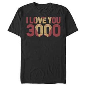 Marvel Men's T-Shirt, Black, XXX-Large for $22