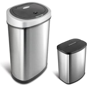 Nine Stars Stainless Steel Sensor 13.2- & 2.1-Gallon Trash Can 2-Pack for $55 for members Nine Stars Stainless Steel Sensor 13.2- & 2.1-Gallon Trash Can 2-Pack for $55 for members