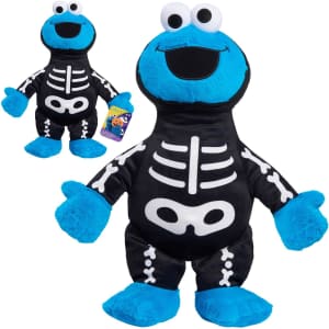 Sesame Street 15" Halloween Cookie Monster Plush for $6