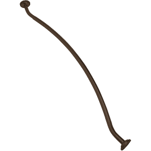 Bath Bliss Curved Shower Curtain Rod for $10 Bath Bliss Curved Shower Curtain Rod for $10