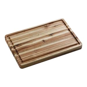 CenterPointe 18" x 12" x 1.5" Solid Acacia Wood Cutting Board for $20