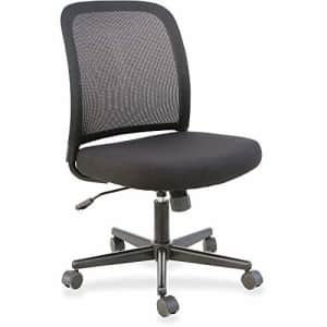 Lorell Mesh Armless Mid-Back Task Chair for $92