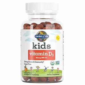 Garden of Life Kids Organic Vitamin D3 Gummies, Orange Flavor - 800 IU (100% DV) for Immunity, for $15 Garden of Life Kids Organic Vitamin D3 Gummies, Orange Flavor - 800 IU (100% DV) for Immunity, for $15