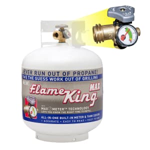 Flame King 20-lb. Steel Propane Tank Cylinder for $26 Flame King 20-lb. Steel Propane Tank Cylinder for $26