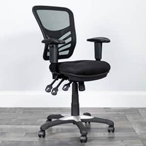 Flash Furniture Mid-Back Black Mesh Multifunction Executive Swivel Ergonomic Office Chair with for $127
