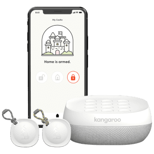 Kangaroo Home Security Siren w/ Keypad & 2 Tags for $25