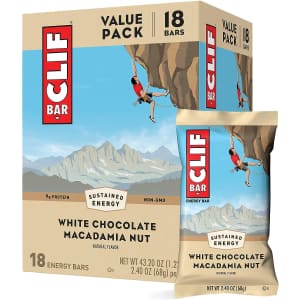 Clif Bar Energy Bar 18-Pack for $12 via Sub & Save