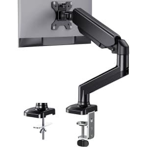 Irongear Adjustable Single Monitor Arm for $40