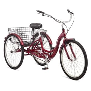 Schwinn Meridian Adult Tricycle Bike, Three Wheel Cruiser, 26-Inch Wheels, Low Step-Through for $477