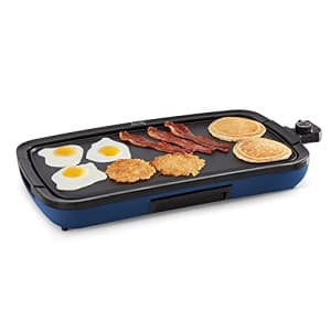 DASH DEG200RMNV01 Everyday Nonstick Electric Griddle for Pancakes, Burgers, Quesadillas, Eggs & for $46
