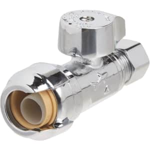 SharkBite Straight Stop Valve: $11 SharkBite Straight Stop Valve: $11