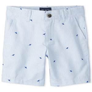The Children's Place Boys Striped Oxford Chino Shorts, Creek, 4 for $10 The Children's Place Boys Striped Oxford Chino Shorts, Creek, 4 for $10