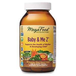 MegaFood, Baby & Me 2, Prenatal and Postnatal Vitamin with Active Form of Folic Acid, Iron, for $56