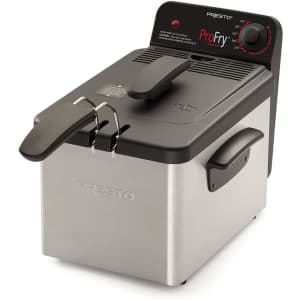 Presto 1,800W Stainless Steel Deep Fryer for $46 Presto 1,800W Stainless Steel Deep Fryer for $46
