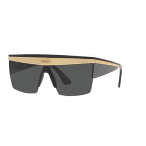 Versace Man Sunglasses Black Frame, Dark Grey Lenses, 0MM for $133