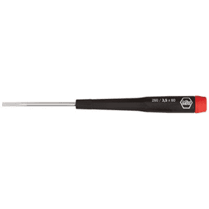 Wiha Tools Wiha 96035 Slotted Screwdriver with Precision Handle, 3.5 x 60mm for $10