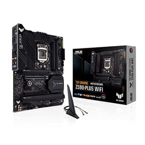 ASUS TUF Gaming Z590-Plus WiFi 6 LGA 1200 (Intel 11th/10th Gen) ATX Gaming Motherboard (PCIe 4.0, for $240