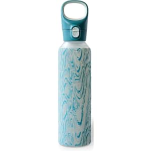 Pyrex 17.5-oz. Color Changing Glass Water Bottle with Silicone Coating for $14