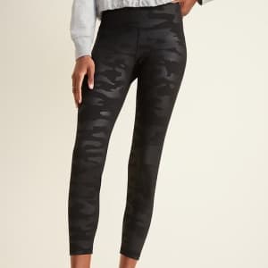 Old Navy Women's High-Waisted Elevate 7/8-Length Active Leggings for $12 Old Navy Women's High-Waisted Elevate 7/8-Length Active Leggings for $12