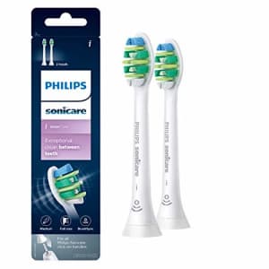 Philips Sonicare Genuine Intercare Replacement Toothbrush Heads, 2 Brush Heads, White, HX9002/65 for $30