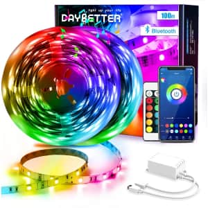 Daybetter 100-Ft. Smart RGB LED Strip Lights for $25 Daybetter 100-Ft. Smart RGB LED Strip Lights for $25