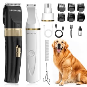 Dog Hair Clippers and Trimmer Kit for $20