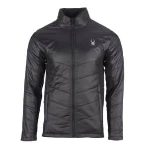 Spyder Men's Stealth Full Zip Hybrid Jacket for $35