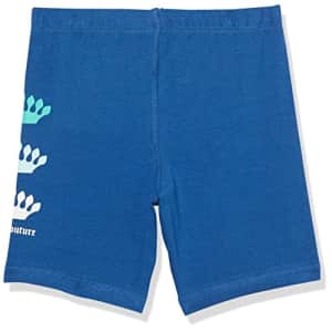 Juicy Couture Girls' Active Bike Shorts, Blue Crown, 8-10 for $8